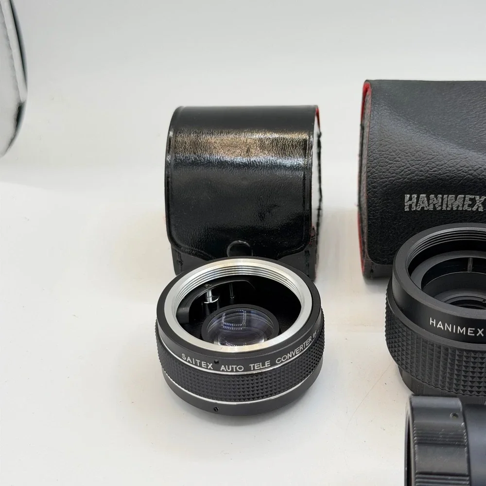 Vintage M42 Teleconverter Lot Vivitar Soligor Hanimex Saitex Vemar Pentax 6pc